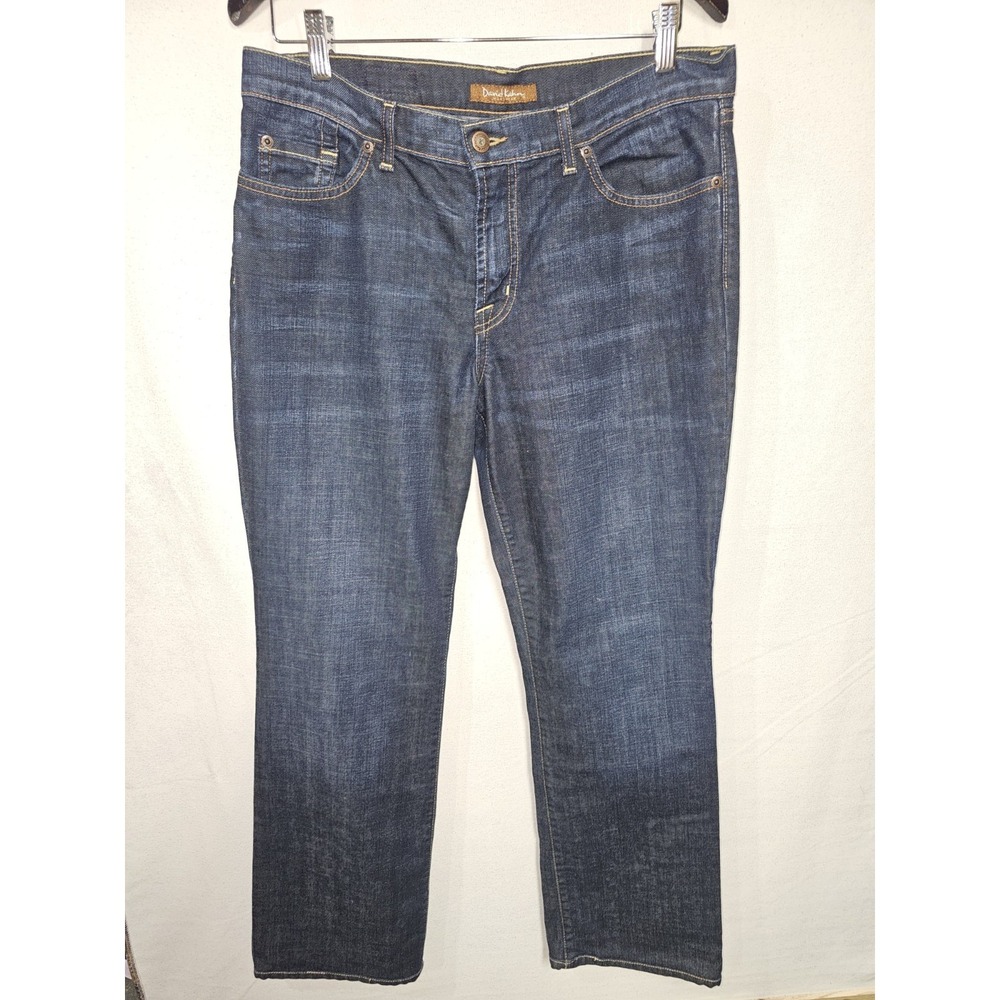 David Kahn Jeans Made USA Blue Denim Designer Jeans Womens 12 Inseam 31